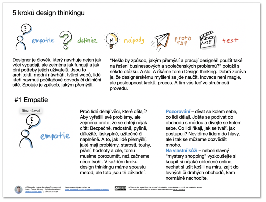 Process design thinkingu